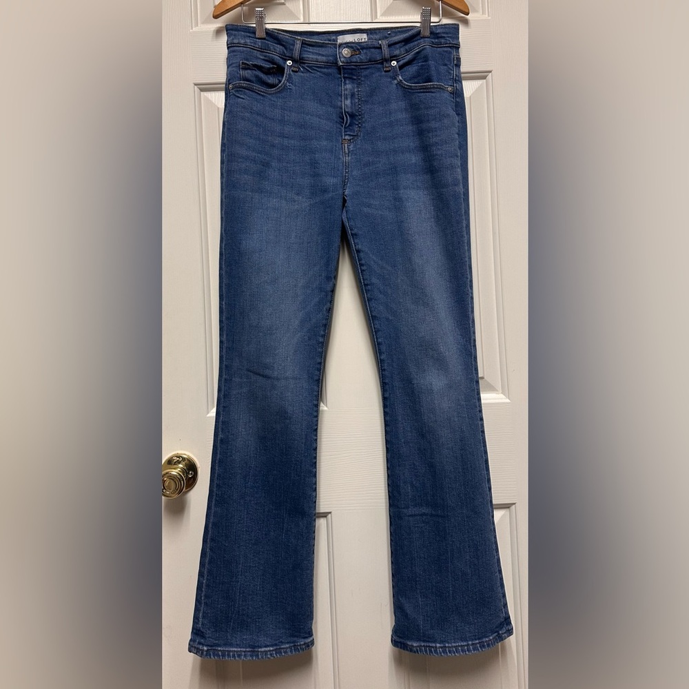 LOFT Like New The Boot High Waisted Jeans Bootcut Size 10